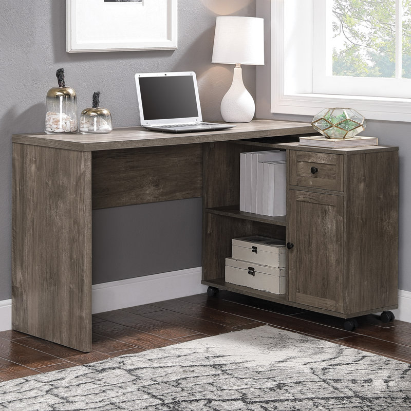 Union Rustic Juelz LShaped Desk & Reviews Wayfair